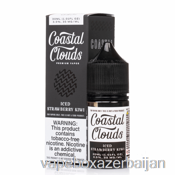 Vape Box Azerbaijan ICED Strawberry Kiwi - Coastal SALTS - 30mL 35mg